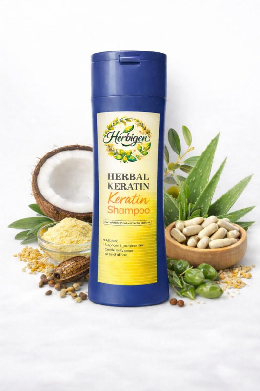 Herbigen Herbal Keratin Shampoo – Smooth & Strong Hair